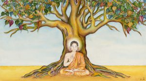 Nhờ cây bồ đề đã che chở và giúp Đức Phật đánh bại tâm ma và tu thành chánh quả