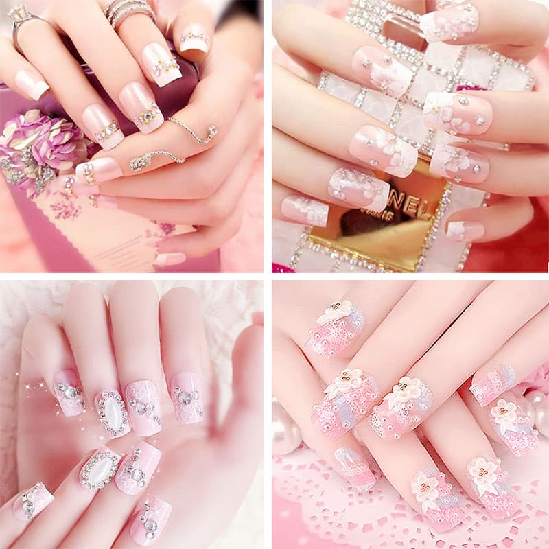 Top 10 mẫu nail dành cho cô dâu đẹp lộng lẫy trong ngày cưới