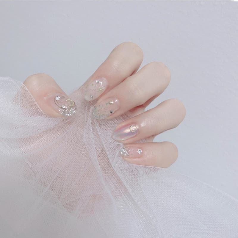 17 mẫu nail đẹp cho cô dâu trong ngày cưới  webdamcuoi