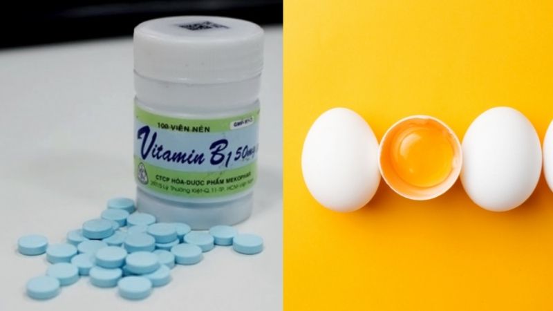 Cách gội đầu bằng trứng gà và vitamin B1