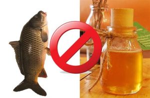 Mật ong không nên chế biến hoặc ăn cùng cá chép