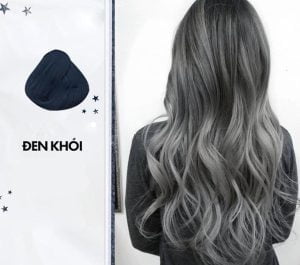 5 mẫu tóc xanh đen khói đẹp và tôn da hot nhất hiện nay  HazuShop