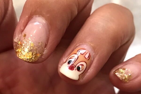 Chip and Dale nail cute