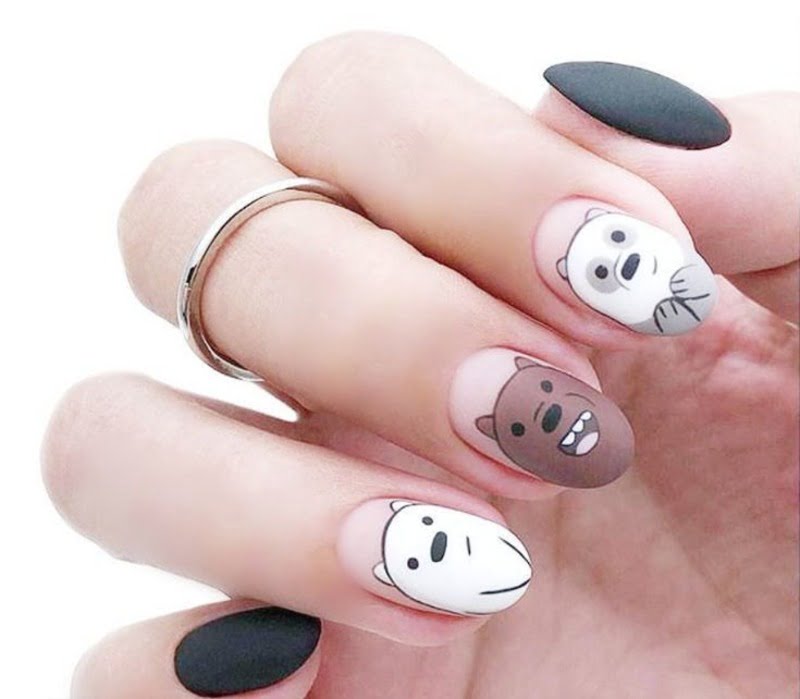 Nghi Thảo bên trên Instagram Thảo share mn một số ít khuôn mẫu vẽ nail hoạt hình   Học vẽ Nail đặc biệt đơn giản và giản dị  ko cần phải có năng k  Mickey nails Nail