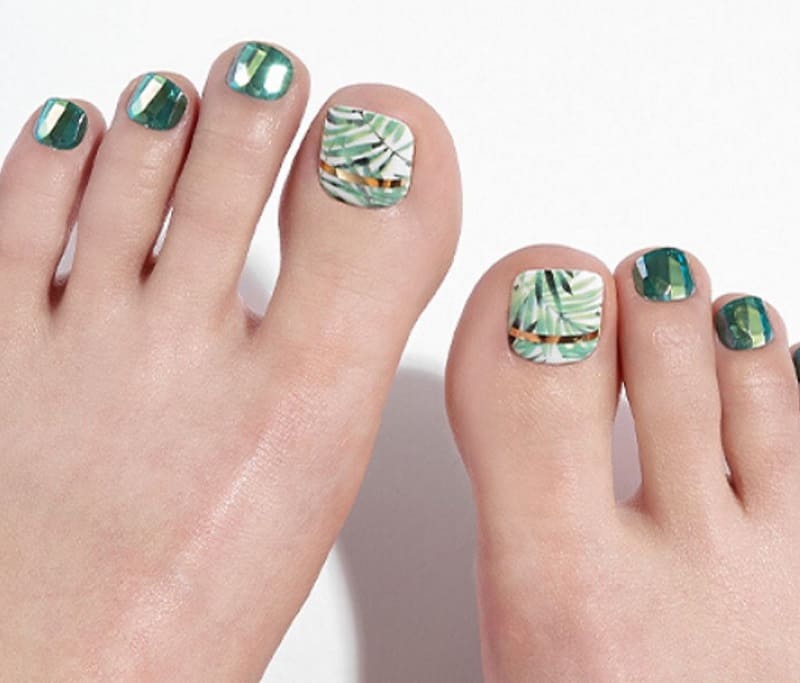 Tìm hiểu 94 sơn móng chân màu xanh rêu hay nhất  thdonghoadian