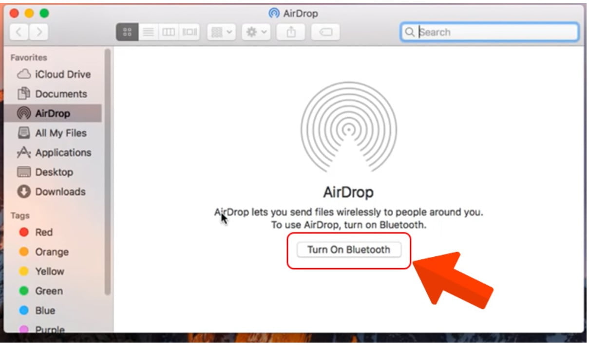 Cách bật Airdrop trên macbook