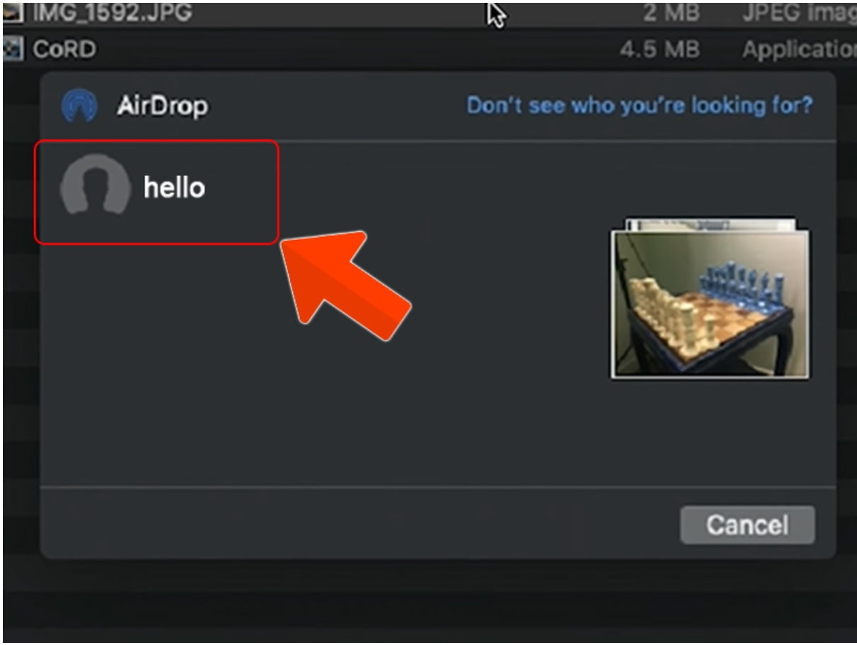Cách sử dụng Airdrop trên Macbook