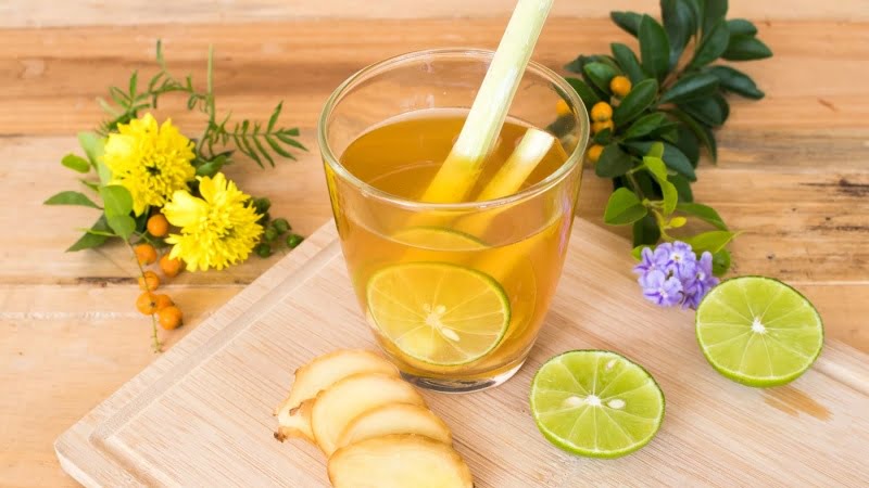 Thêm một thức uống tốt cho sức khỏe đó chính là trà gừng sả mật ong 
