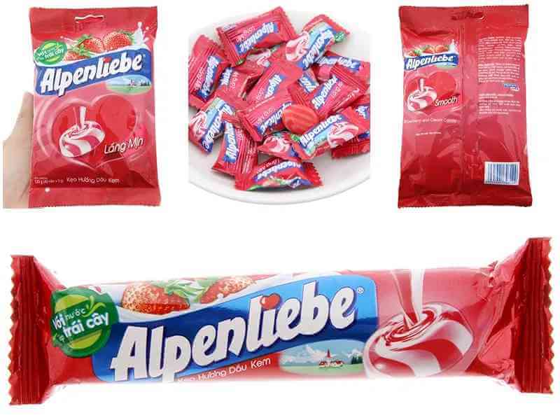 Kẹo alpenliebe chứa đường và do đó người bị tiểu đường nên hạn chế ăn kẹo