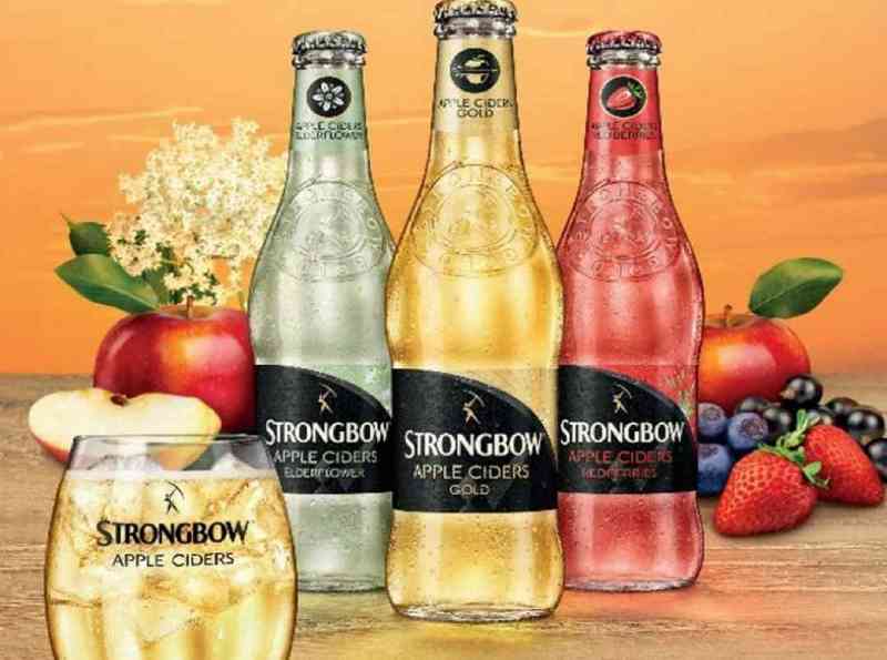 Strongbow có hàm lượng cồn từ 4,5%, uống nhiều có thể dễ bị say và mất tập trung